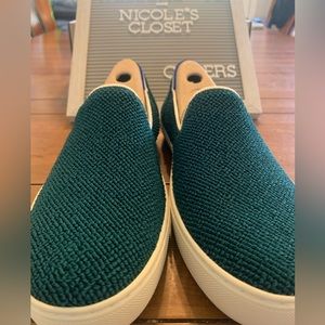 NWT Rothy’s The Original Slip On Sneaker Women’s Size 8.5 Green